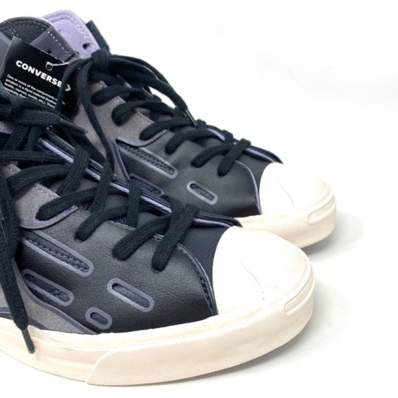 Converse Jack Purcell x Feng Chen Wang Mid Top Leather Women Sneakers 169008C - Picture 10 of 11